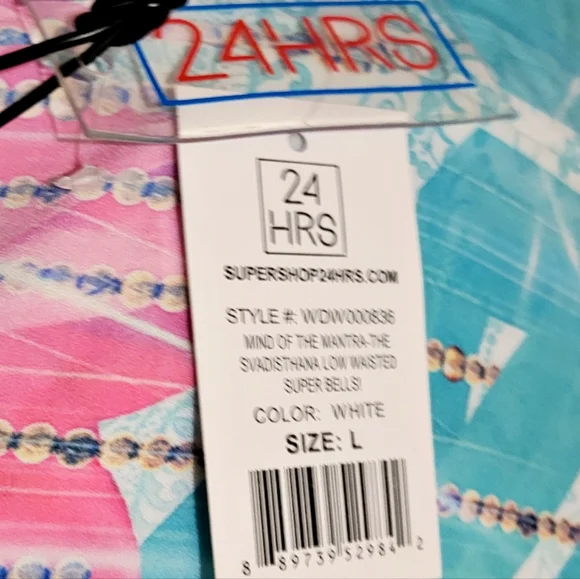 24HRS Mind Of The Mantra The Svadisthana Low Waisted Super Bell Bottoms NWT - Picture 3 of 3